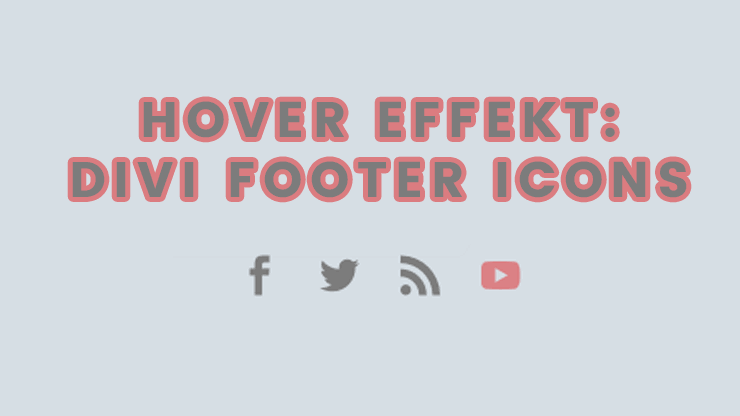 Divi Footer Social Media Icons Hover